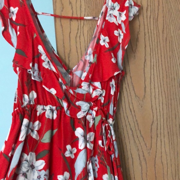 NWT BBDakota red poppy dress - Picture 3 of 4